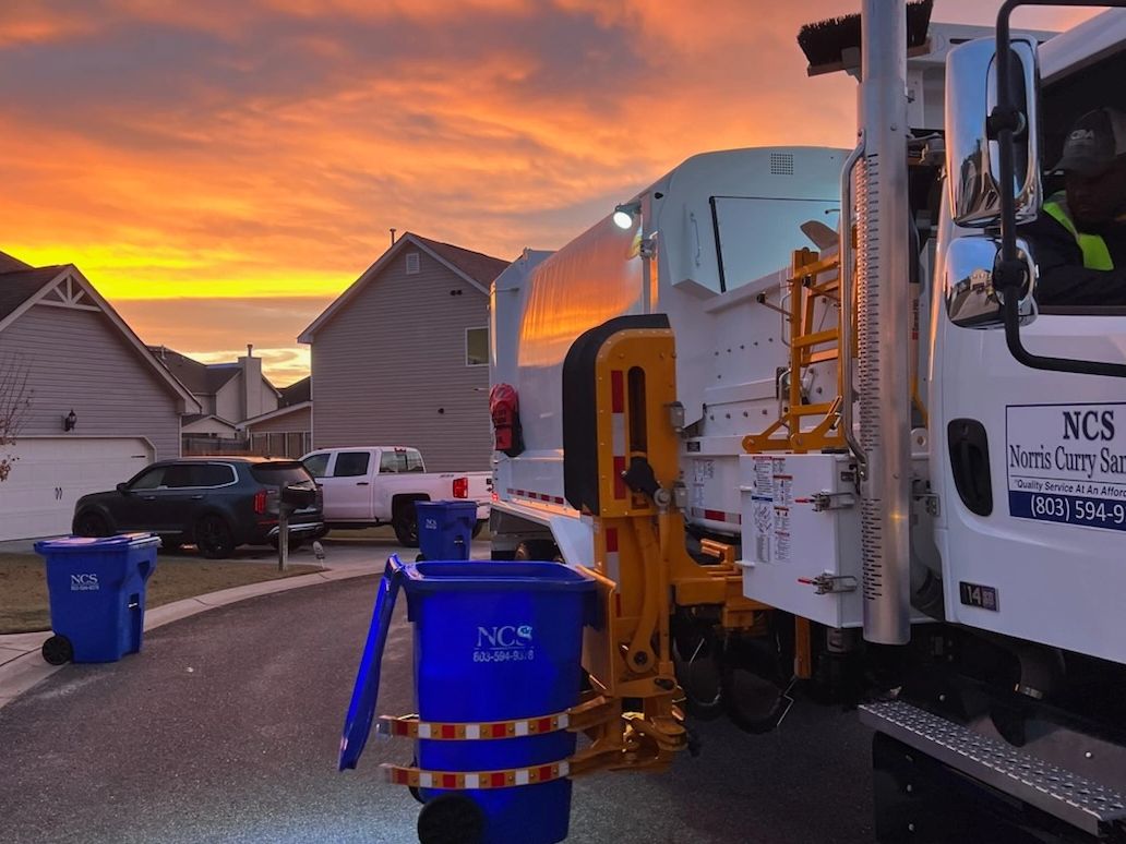 Up before sunrise.  Your Neighborhood Curbside Service (NCS).