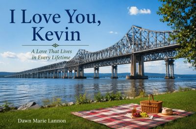 Book cover showing a picnic by a large bridge.