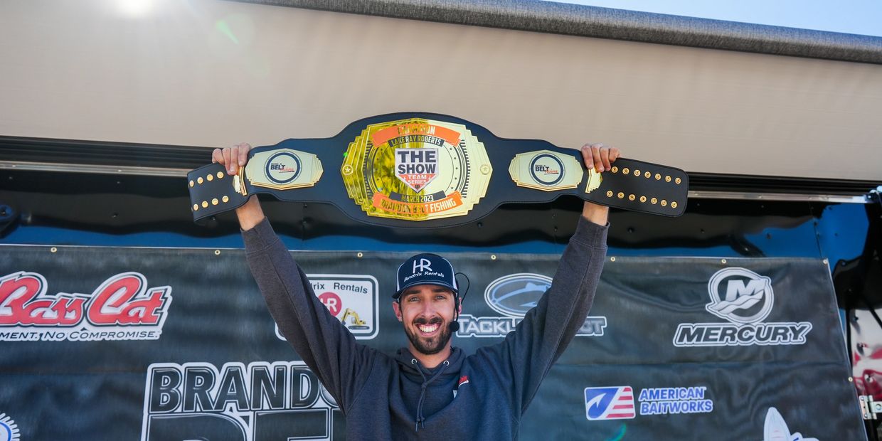 The Show Team Series fishing trophy belt