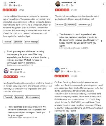 5 Star Review on Yelp and Google mobile service in Sacramento