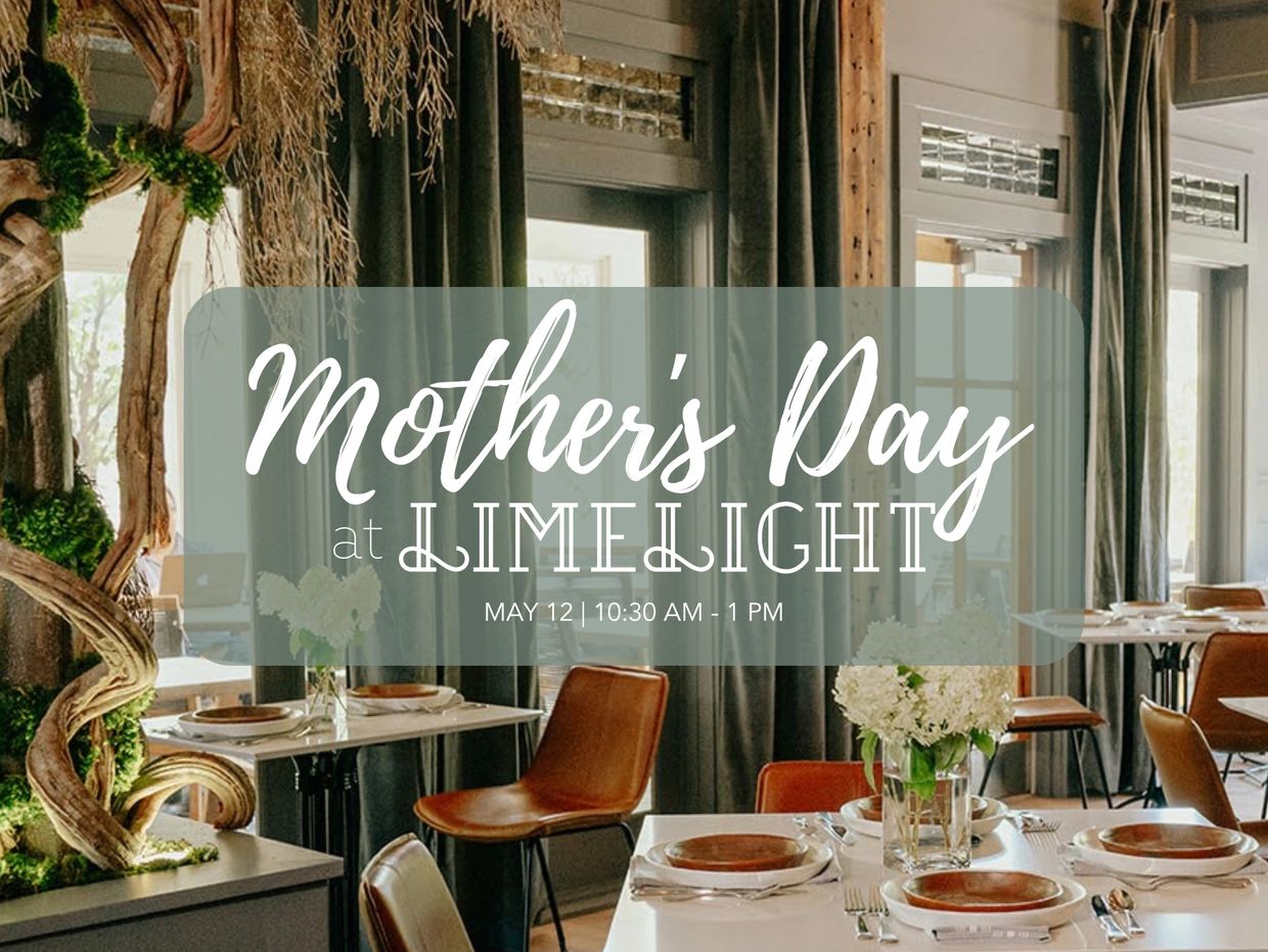 Join us for Mother's Day! Reservations available from 10 AM - 1 PM
