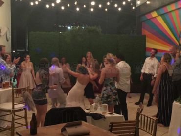 Wedding bride dancing