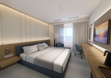 Ramada Bilecik Otel suit oda – lüks otel iç mekan tasarımı