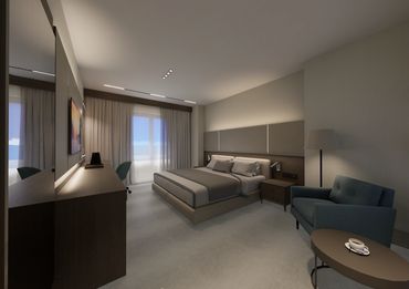 Ramada Bilecik Otel suit oda – lüks otel iç mekan tasarımı