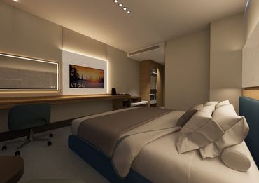 Ramada Bilecik Otel suit oda – lüks otel iç mekan tasarımı