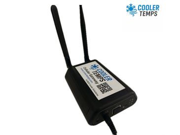 Cellular gateway device with dual antennas for Cooler Temps.