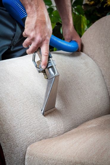 Upholstery cleaning process
