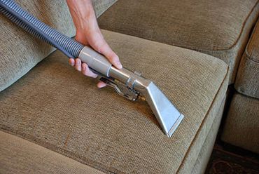 Upholstery cleaning process