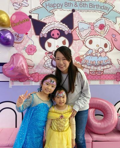 Kurumi face painting 庫洛米