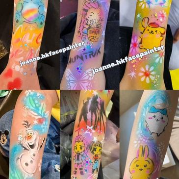 每次服務均使用即棄海綿及徹底消毒畫筆,確保乾淨衛生,家長絕對放心。