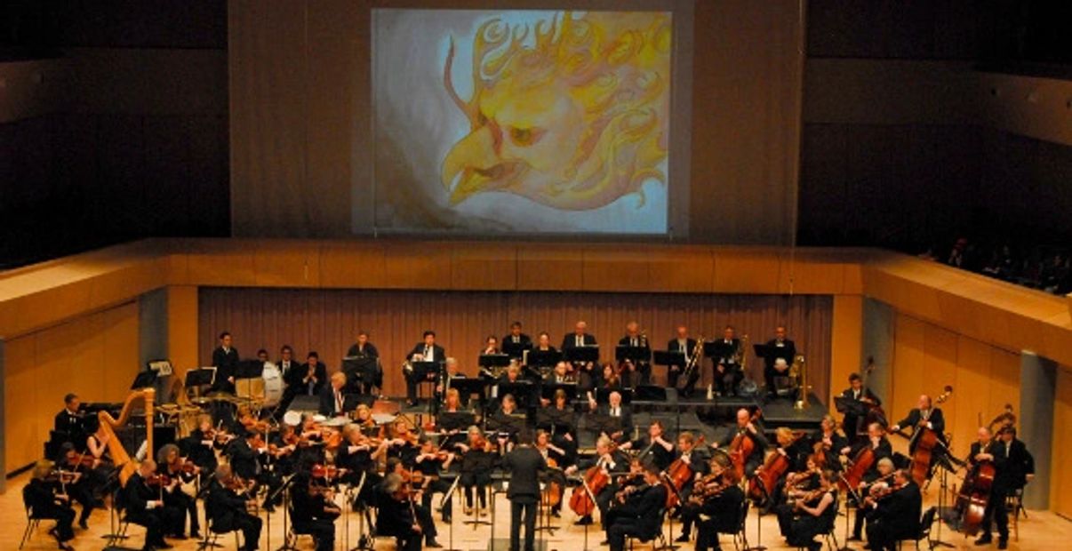 Art and Music Concert 2013 at CHS.  Artist Amy Baumann, Photo Credit Irene Fertik