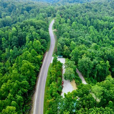 Cliffside overhead looking south.