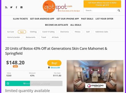 Gotspot botox special generations Skincare 