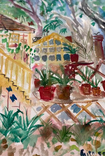 Watercolor 50x60 from Florida