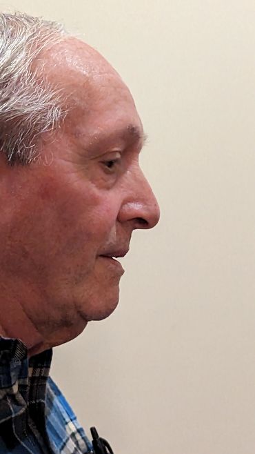 Allan Spatola, Madison Republican Committee Representative, attending Patti Bowen's anti-LGBT kickoff