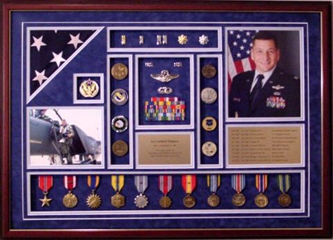 Shadow Box Air-Force Officer