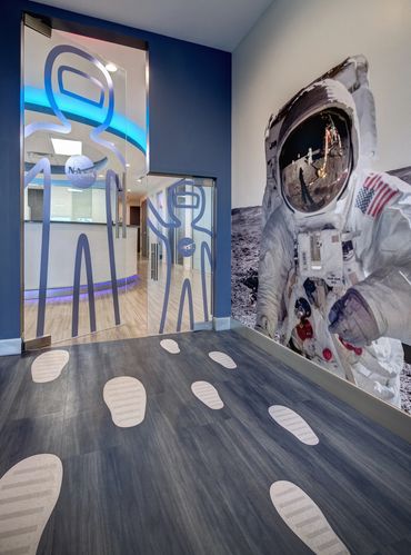 KIDS Urgent Care Space Center Astronaut Play Area