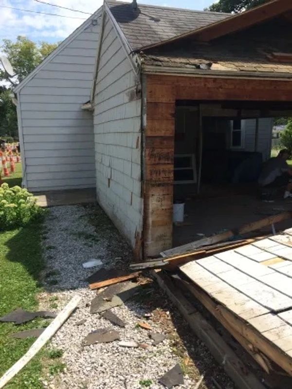 A little bit of reframing and siding change? No problem!
