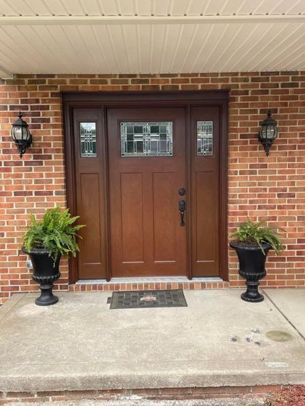 Not a problem! New entry door installed.