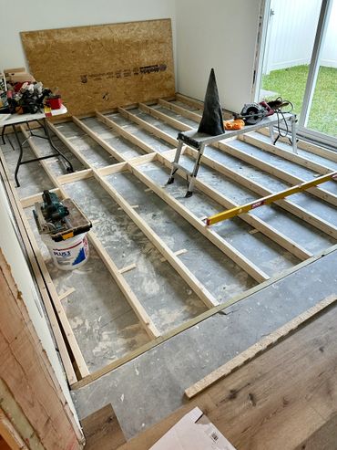 Before picture of remodeling project.