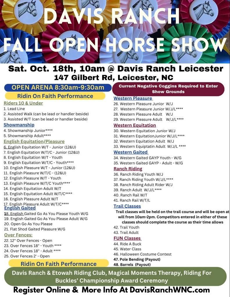 What better way to spend a beautiful fall day than at a community event with lots of horses and cool