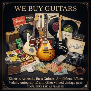 Sell used guitars, amplifiers & musical instruments for the highest instant cash payouts locally.