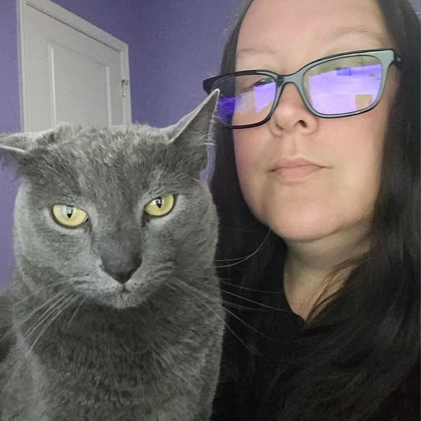 My cat Church & I