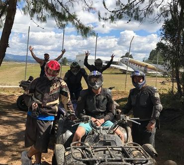 Garrett Gillin and friends travelling