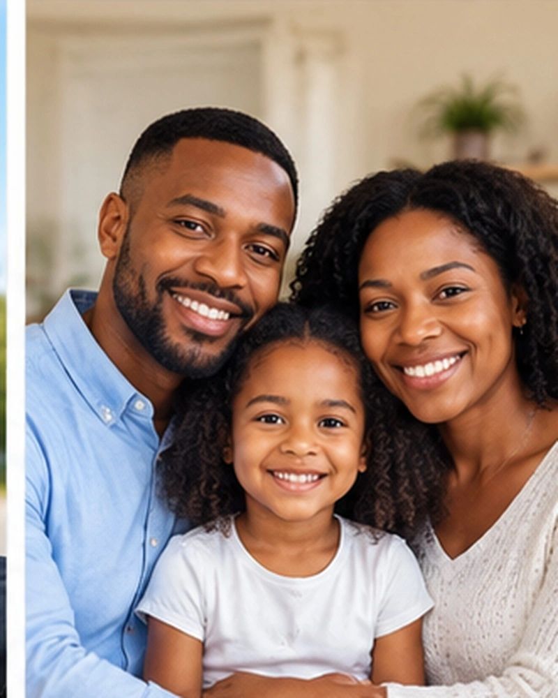 Family together at home, representing life insurance and financial protection for loved ones.