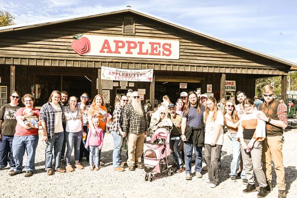 Our group photo at the Apple Butter Festival 2025!