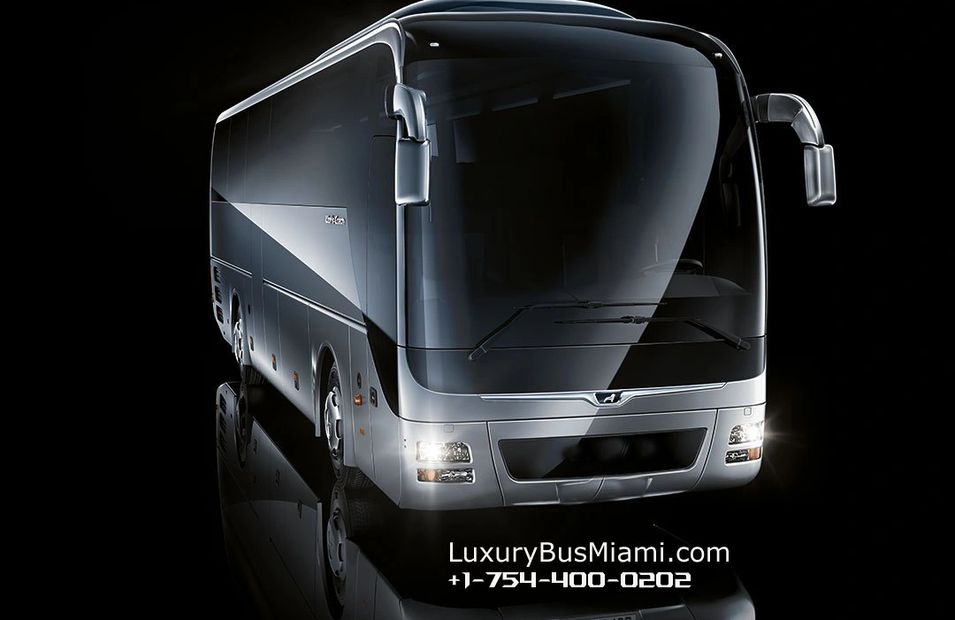bus-service-miami-for-port-of-miami-bus-service-hourly-charter-city-tour-Miami-Beach-charter bus 