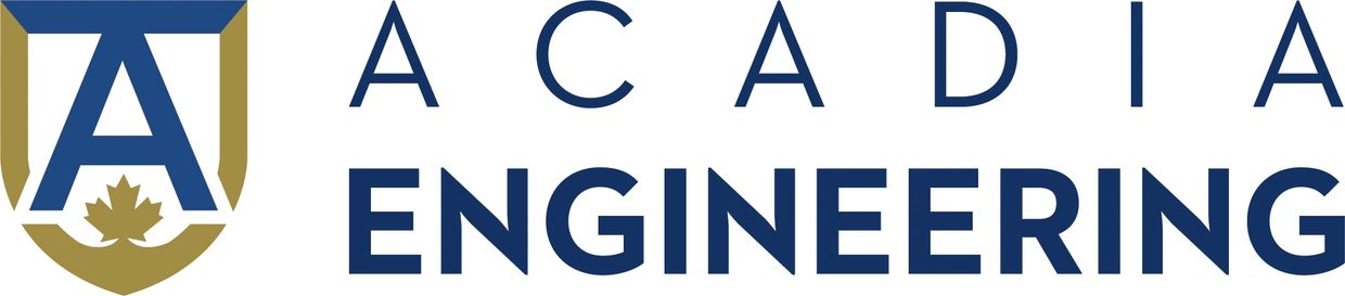 Acadia Engineering Inc. Logo (Horizontal)