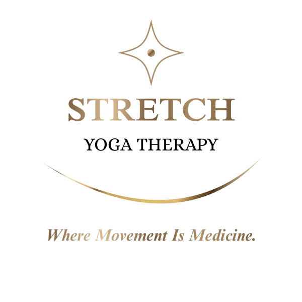 Elegant logo for Stretch, emphasizing movement and healing.