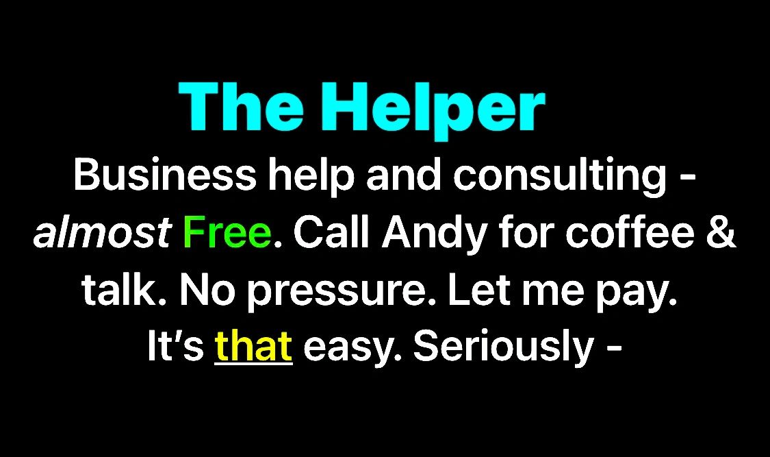 I help small & midsize business owners & their company to make more money. Let’s have coffee & chat