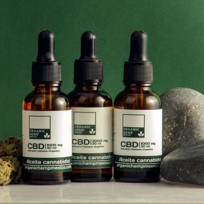 Aceites de CBD Organic Hemp México, bienestar natural en diferentes concentraciones