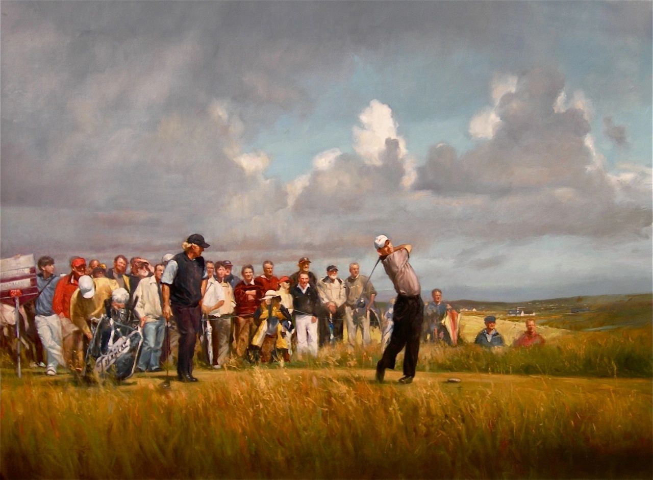 Padraig Harrington, Greg Norman Doonbeg Golf Club by Glenn Harrington 