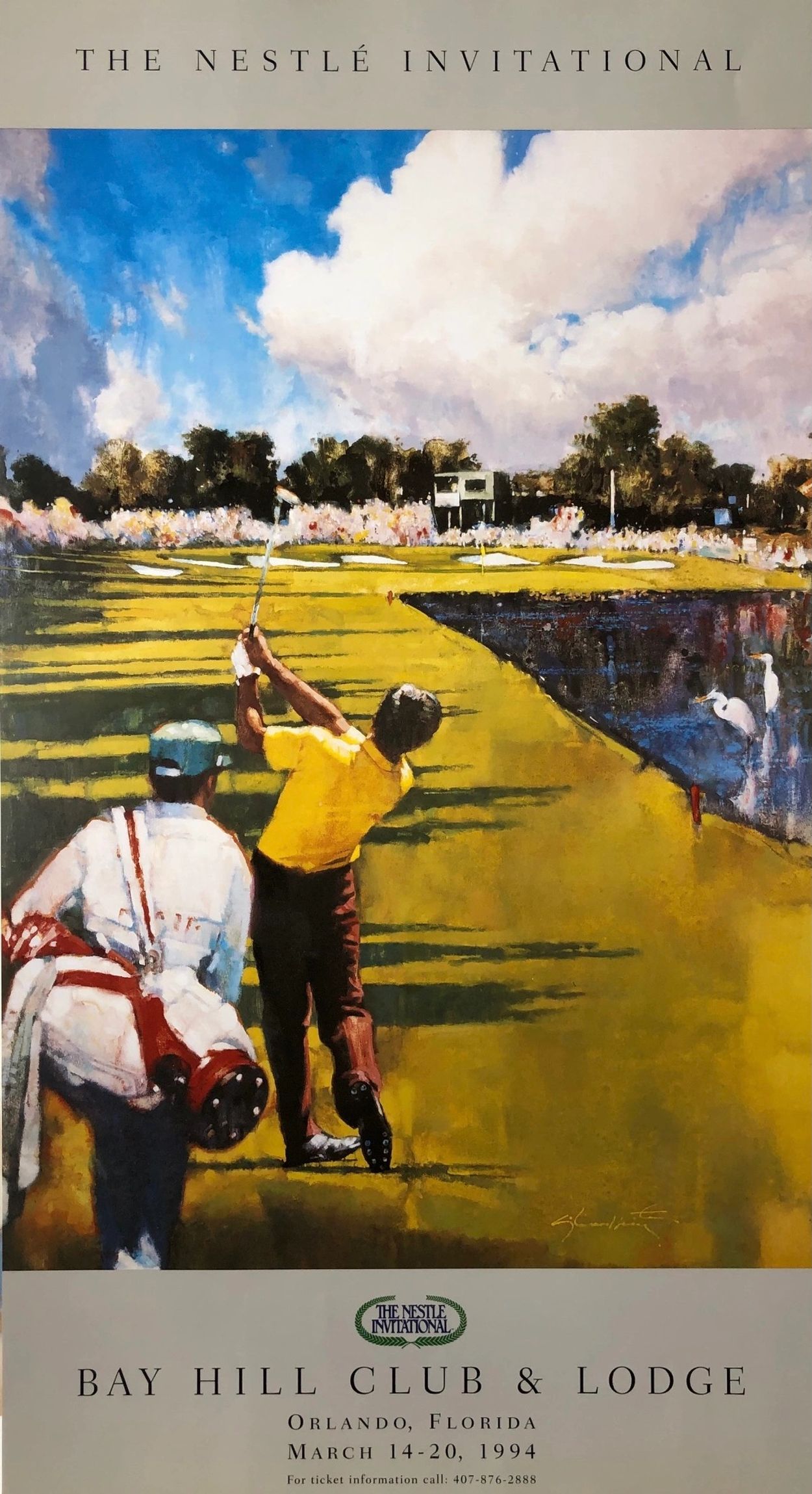 Arnold Palmers Bay Hill Tournament poster by Glenn Harrington  
