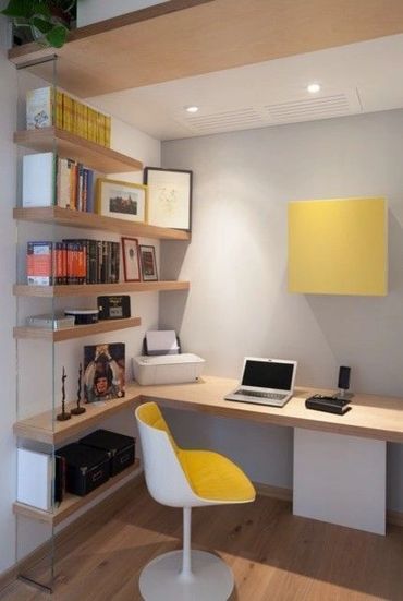 Have some fun with colour along side warm wood and clean lines