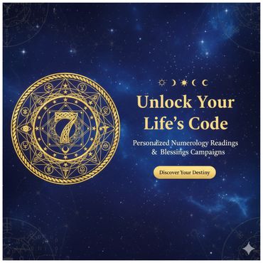 Unlock your life's code with personalized numerology and blessings.