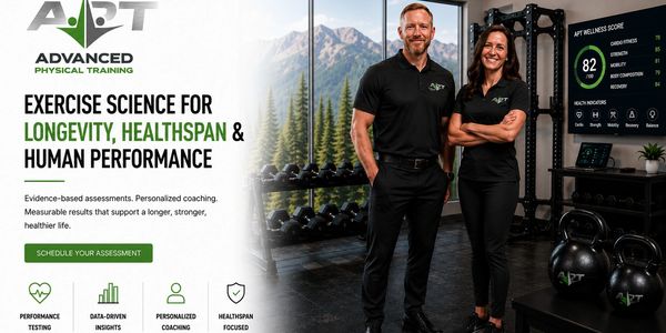 Two trainers promote Advanced Physical Training for longevity and healthspan.