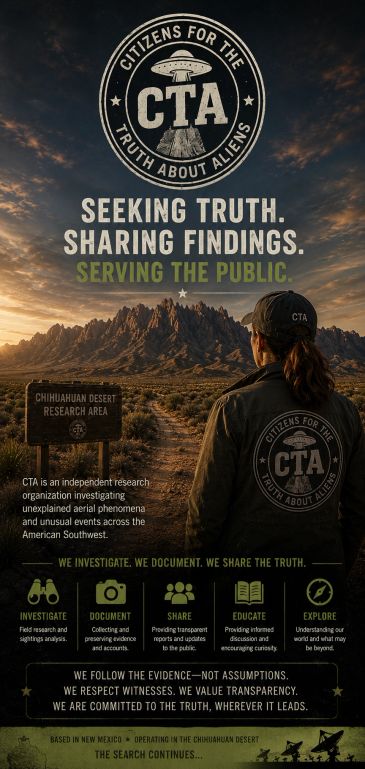 Citizens for the Truth About Aliens research in the Chihuahuan Desert.