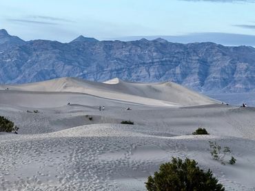 Mesquite Flat Sand Dunes in Death Valley.