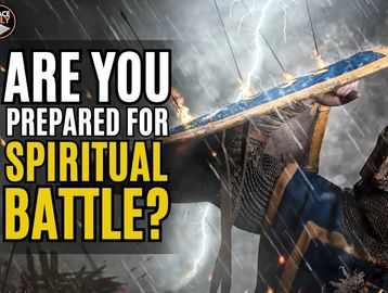 We wrestle not against flesh and blood.  Spiritual Battle