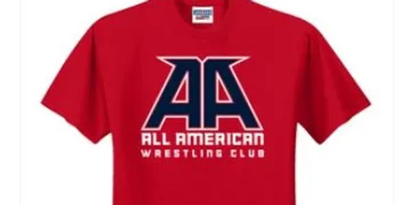 work out t-shirt for wrestling club