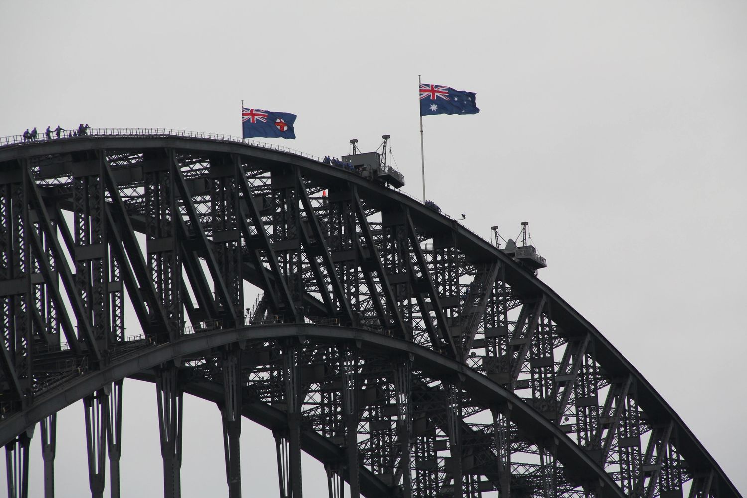 <img src="sydneyharbourbridge.jpg" alt="Sydney Harbour Bridge with flags" />