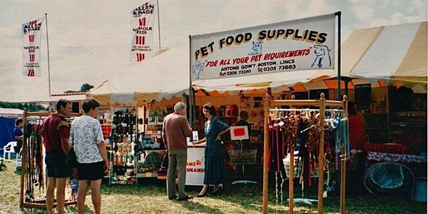 Petfood Supplies trade stand at the Boston Expo '91