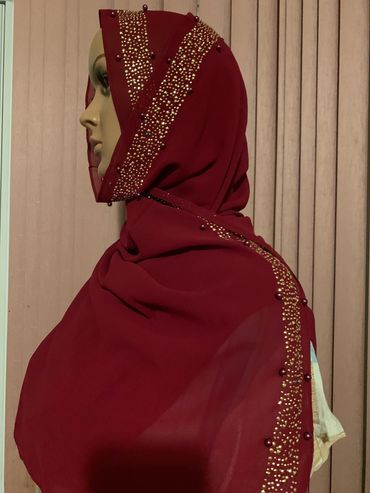 Cranberry hijab $5.99