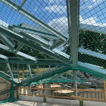 Safety netting for building