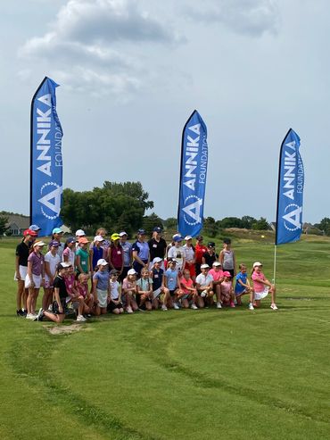 Ellie Sticha Participant in "Share my Passion Golf Clinic" Annika Foundation