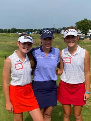 Ellie Sticha Participant in "Share my Passion Golf Clinic" Annika Foundation